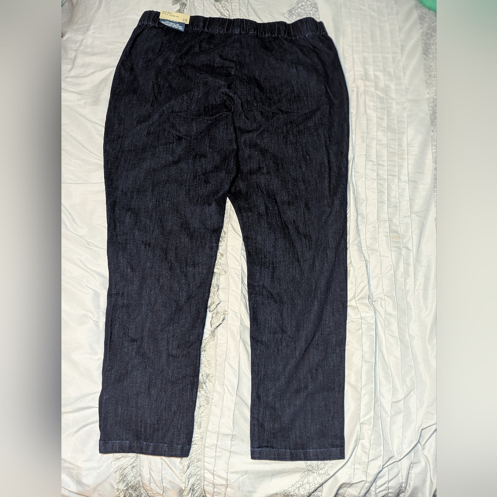 NWT Soft Surroundings Women's Dark Blue jeans - Picture 5 of 6